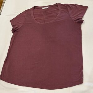 Athleta Short Sleeve Dusty Rose Tee